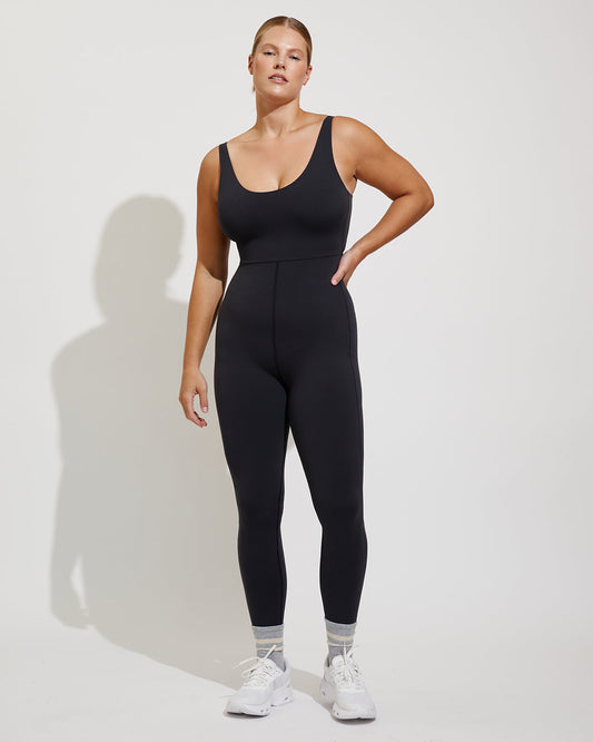 Double Scoop Playsuit 27" - Jet