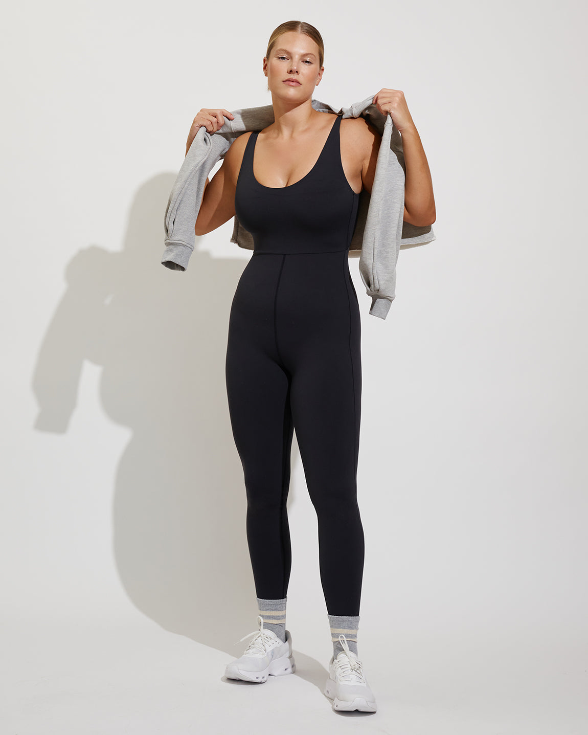 Double Scoop Playsuit 27" - Jet