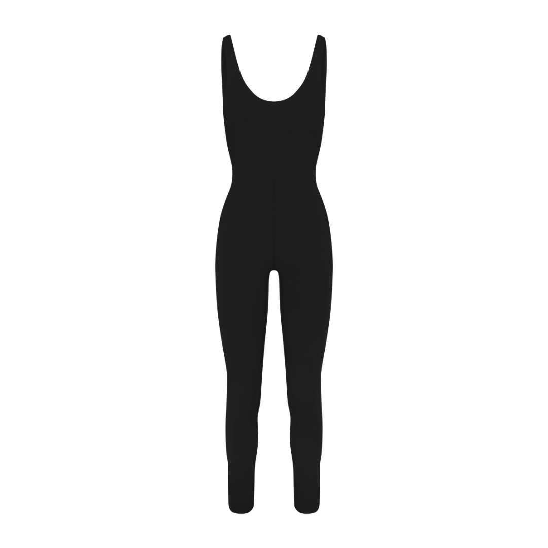 Double Scoop Playsuit 27" - Jet